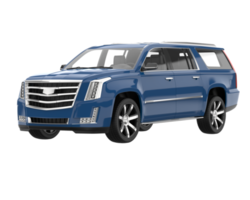 Realistic SUV isolated on transparent background. 3d rendering - illustration png