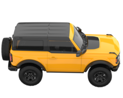 Realistic SUV isolated on transparent background. 3d rendering - illustration png