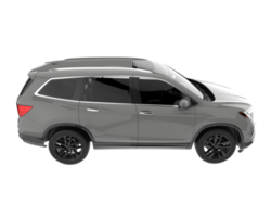 Realistic SUV isolated on transparent background. 3d rendering - illustration png