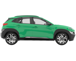 Realistic SUV isolated on transparent background. 3d rendering - illustration png