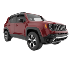 suv realista isolado em fundo transparente. renderização 3D - ilustração png