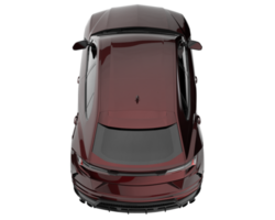 Realistic SUV isolated on transparent background. 3d rendering - illustration png