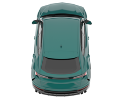 Realistic SUV isolated on transparent background. 3d rendering - illustration png