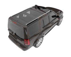 realistico suv isolato su trasparente sfondo. 3d interpretazione - illustrazione png