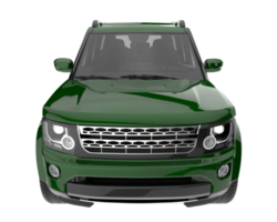 Realistic SUV isolated on transparent background. 3d rendering - illustration png