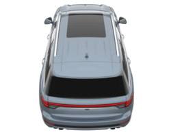 Realistic SUV isolated on transparent background. 3d rendering - illustration png