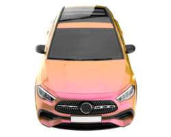 Realistic SUV isolated on transparent background. 3d rendering - illustration png