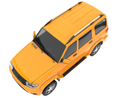 Realistic SUV isolated on transparent background. 3d rendering - illustration png