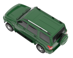 suv réaliste isolé sur fond transparent. rendu 3d - illustration png