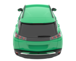 Realistic SUV isolated on transparent background. 3d rendering - illustration png