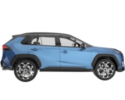 Realistic SUV isolated on transparent background. 3d rendering - illustration png