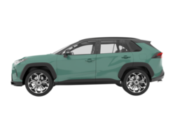 suv realista isolado em fundo transparente. renderização 3D - ilustração png