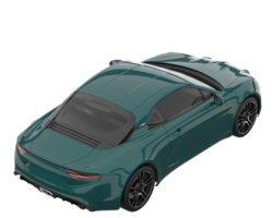 carro esporte isolado em fundo transparente. renderização 3D - ilustração png