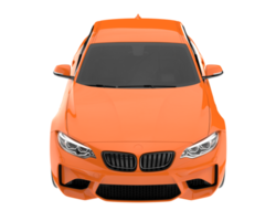 voiture de sport isolée sur fond transparent. rendu 3d - illustration png