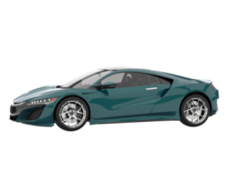 carro esporte isolado em fundo transparente. renderização 3D - ilustração png