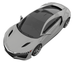 Sport car isolated on transparent background. 3d rendering - illustration png