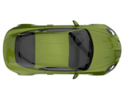 carro esporte isolado em fundo transparente. renderização 3D - ilustração png