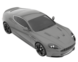 carro esporte isolado em fundo transparente. renderização 3D - ilustração png