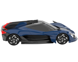 Sport car isolated on transparent background. 3d rendering - illustration png