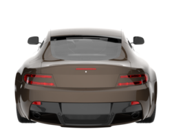 Sport car isolated on transparent background. 3d rendering - illustration png