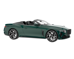 Sport car isolated on transparent background. 3d rendering - illustration png