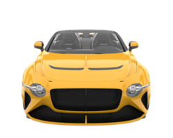 Sport car isolated on transparent background. 3d rendering - illustration png