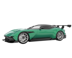 voiture de sport isolée sur fond transparent. rendu 3d - illustration png