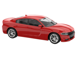 Sport car isolated on transparent background. 3d rendering - illustration png