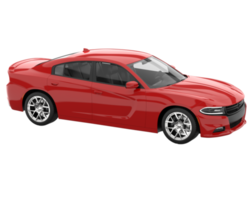 voiture de sport isolée sur fond transparent. rendu 3d - illustration png