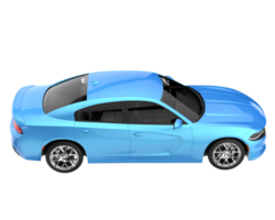 carro esporte isolado em fundo transparente. renderização 3D - ilustração png