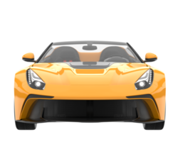 voiture de sport isolée sur fond transparent. rendu 3d - illustration png