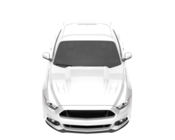 Sport car isolated on transparent background. 3d rendering - illustration png