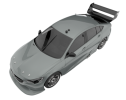 carro esporte isolado em fundo transparente. renderização 3D - ilustração png