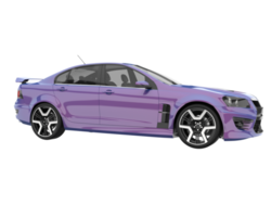 Sport car isolated on transparent background. 3d rendering - illustration png