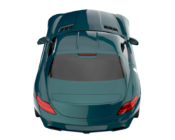 voiture de sport isolée sur fond transparent. rendu 3d - illustration png