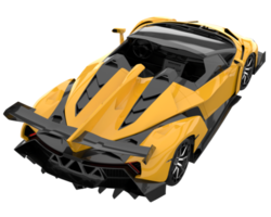 Sport car isolated on transparent background. 3d rendering - illustration png