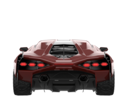 Sport car isolated on transparent background. 3d rendering - illustration png