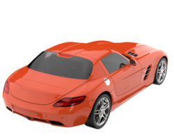 carro esporte isolado em fundo transparente. renderização 3D - ilustração png