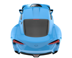 Sport car isolated on transparent background. 3d rendering - illustration png