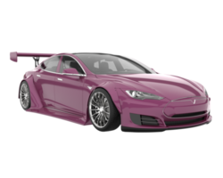 Sport car isolated on transparent background. 3d rendering - illustration png