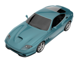 carro esporte isolado em fundo transparente. renderização 3D - ilustração png