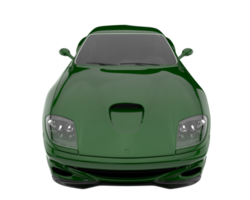 carro esporte isolado em fundo transparente. renderização 3D - ilustração png