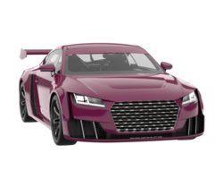 carro esporte isolado em fundo transparente. renderização 3D - ilustração png