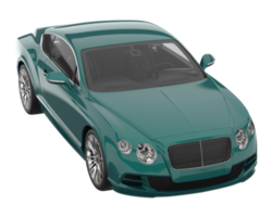 voiture de sport isolée sur fond transparent. rendu 3d - illustration png