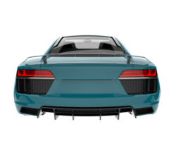 Sport car isolated on transparent background. 3d rendering - illustration png