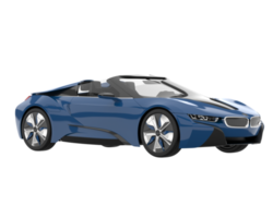 Sport car isolated on transparent background. 3d rendering - illustration png