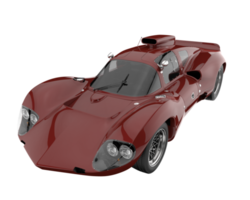 Sport car isolated on transparent background. 3d rendering - illustration png