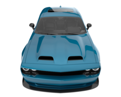 voiture de sport isolée sur fond transparent. rendu 3d - illustration png