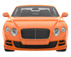 voiture de sport isolée sur fond transparent. rendu 3d - illustration png