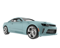 Sport car isolated on transparent background. 3d rendering - illustration png